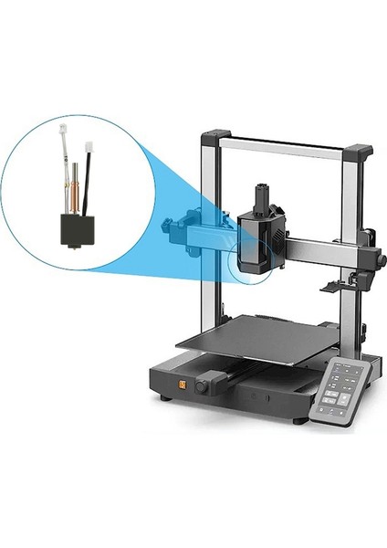 3 3D Yazıcı Parçası Için Baskı Kafası Sıcak Uç Kiti Pirinç Sertleştirilmiş Çelik 0,4 Nozul Sıcak Uç Kiti (Yurt Dışından) indirimleri