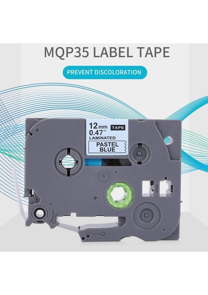 P-Touch 12 mm 1/2 Inç Lamine (Berry Pembe/pembe/mavi/beyaz) Etiket Işaretleyicisi Için Uyumlu Etiket Bandı Yedeği (Yurt Dışından) modelleri