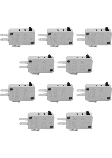 10 Adet Evrensel Mikrodalga Kapılı Fırın Dondurucu Mikro Tip Limit Anahtarı Serisi 125V 250V V-15-1C25 Anlık Hareket (Yurt Dışından)