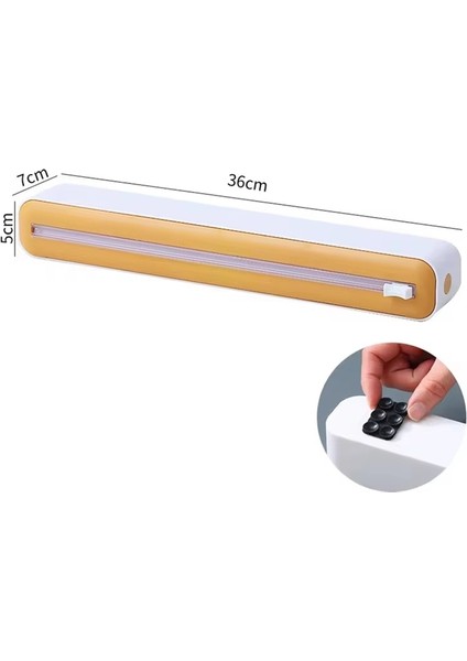 Kesicili Mutfak Streç Filmi Dağıtıcısı - Çok Amaçlı Plastik Film ve Folyo Dağıtıcısı, Ev Için Streç Film Kesici (Yurt Dışından) modelleri
