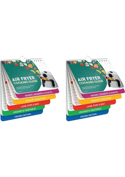 Air Fryer Hile Sayfası Mıknatıslı Pişirme Rehberi Kitapçığı - Air Fryer Manyetik Hile Sayfası Seti Pişirme Süreleri Tablosu (Yurt Dışından) modelleri