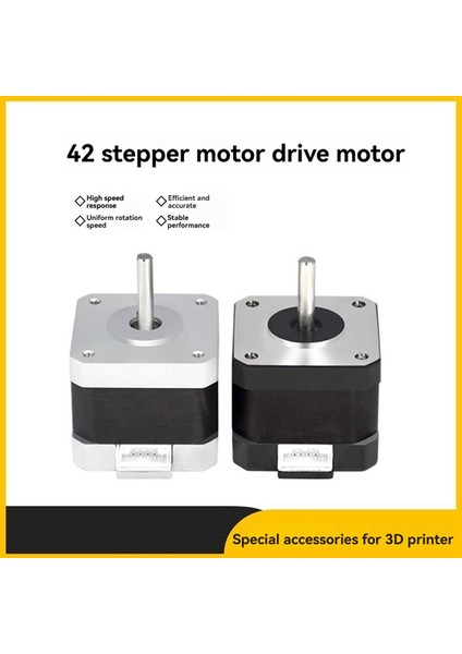 42 Step Motor 34MM Gövde - Kablolu Step Motor - -10//5 3D Yazıcı Gravür Makinesi B (Yurt Dışından) fiyatları