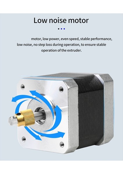 3D Yazıcı Ekstrüderi Için Ekstrüder Dişlili Creativity 42-40 Adım Motoru 3/3 V2 Uçlar/3 Pro Uçlar/5/-10 Uçlar (Yurt Dışından) indirimleri
