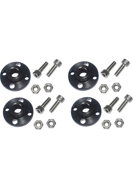 Prusa I3 Için 4'lü Paket 3D Yazıcı Z T8 Kurşun Vida Pom Somunu (Yurt Dışından)