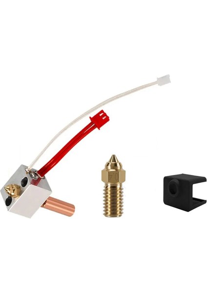 Neptune 4/4 Pro 3D Yazıcı Için 0,4 mm Pirinç Nozullu Hotend Kiti 3D Yazıcı Aksesuarları B (Yurt Dışından)