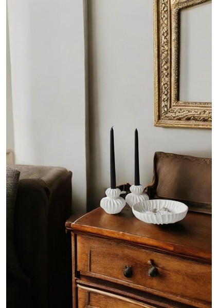 Beyaz Dekoratif Vazo Seti Obje Ev Dekorasyon Masa Üstü Dekor Vazo Seti Model 1014 fırsatları