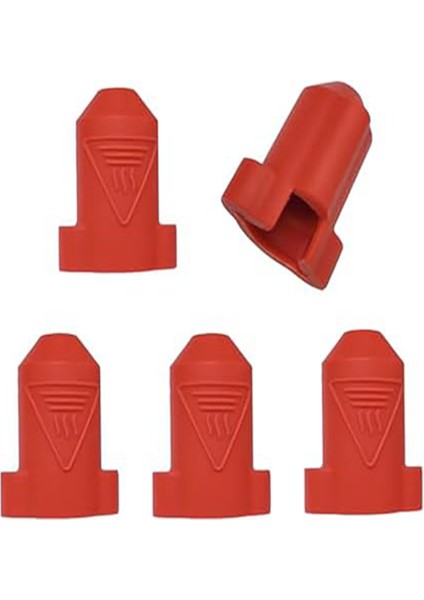 K1/K1MAX Seramik Isıtma Bloğu Kiti Için 5 Adet Silikon Çorap Isı Yalıtım Kılıfı K1 Hotend Kırmızı (Yurt Dışından)