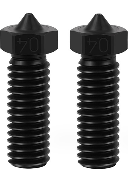 2 Adet Cht Volkan Nozulu Sertleştirilmiş Çelik, 0,4 mm Yüksek Akışlı Volkan Hotend Ekstruder Nozulları (Yurt Dışından) indirimleri