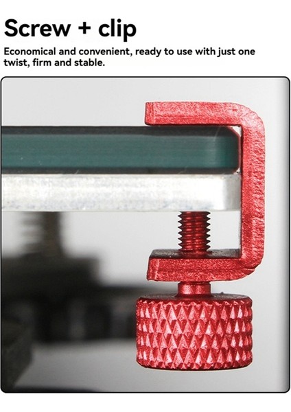 8 Adet 3D Yazıcı Parçası Platform Isıtmalı Ayarlanabilir Yatak Klipsi 3 CR10 Sıcak Yatak Baskı Platformu Cam Plaka Siyah (Yurt Dışından) indirimleri