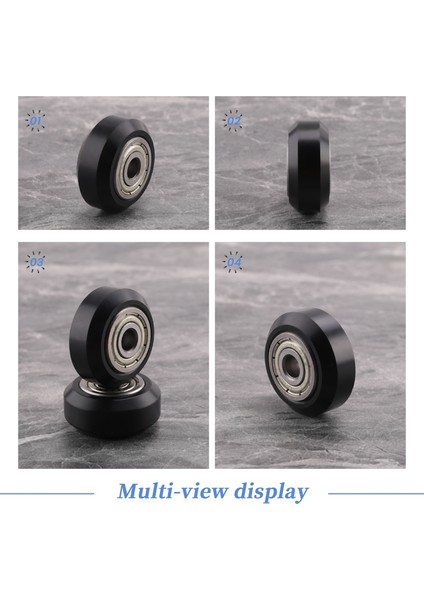 [13 Adet/paket] 3D Yazıcı Pom Kasnak Tekerlekleri 625ZZ Lineer Rulman Ulley Pasif Yuvarlak Tekerlek Silindiri CR10, 3 (Yurt Dışından) indirimleri