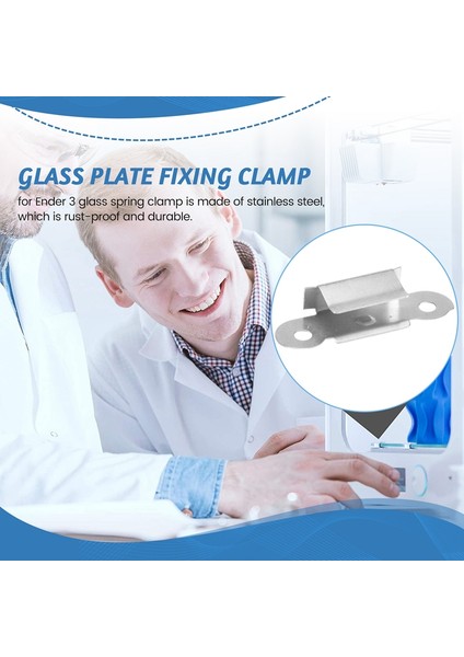 3 Pro, 3s, 5 Pro,-20 PRO,-10S Pro 3D Yazıcılar Için 12 Adet Cam Yatak Yaylı Dönüş Klipsi (Yurt Dışından) indirimleri