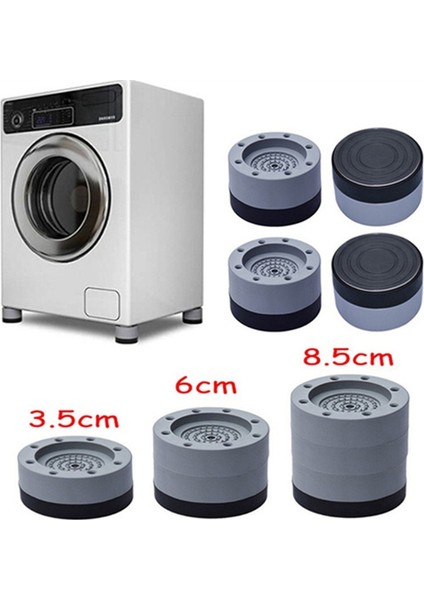 Adet Çamaşır Makinesi Yükseklik Artırma Pedleri Anti Pedler Sessiz Kayma Yükseltici Mat Çamaşır Makinesi Kurutma Makinesi Destek Standı 6 cm (Yurt Dışından) fiyatları