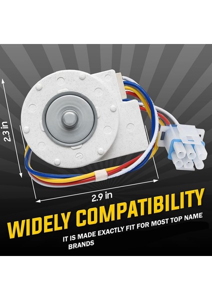 WR60X10185 Evaporatör Fan Motoru ve Buzdolapları Için Uygundur WR60X10043,WR60X10154 WR60X10043,WR60X10154 (Yurt Dışından) modelleri
