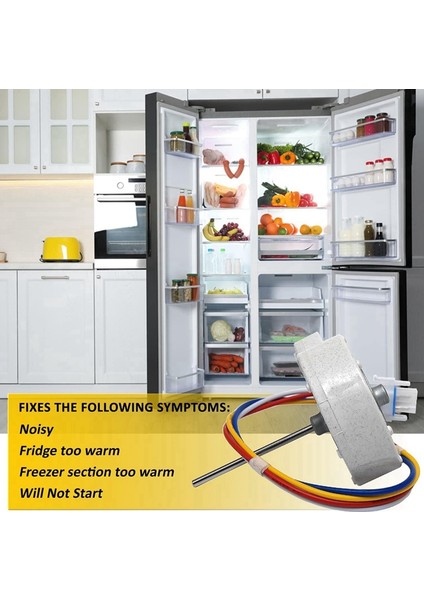 WR60X10185 Evaporatör Fan Motoru ve Buzdolapları Için Uygundur WR60X10043,WR60X10154 WR60X10043,WR60X10154 (Yurt Dışından) indirimleri