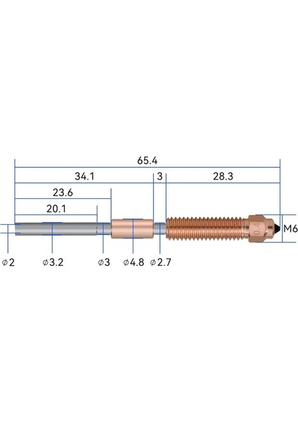 K1 Max Için K1C Hızlı Değiştirme Nozul Kiti K1C Ender3 V3 Hızlı Kurulum Yüksek Akışlı Baskı Geliştirilmiş Hotend Nozul (Yurt Dışından) indirimleri