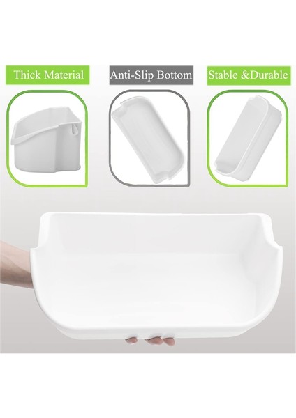 240356401 Buzdolabı Kapı Rafı Bölmesi Değişimi, FRS6HR5JW0, FFHS2622MBMA, FRS26RLECSR ve Üst Kapı Bölmesi ile Uyumlu (Yurt Dışından) fırsatları