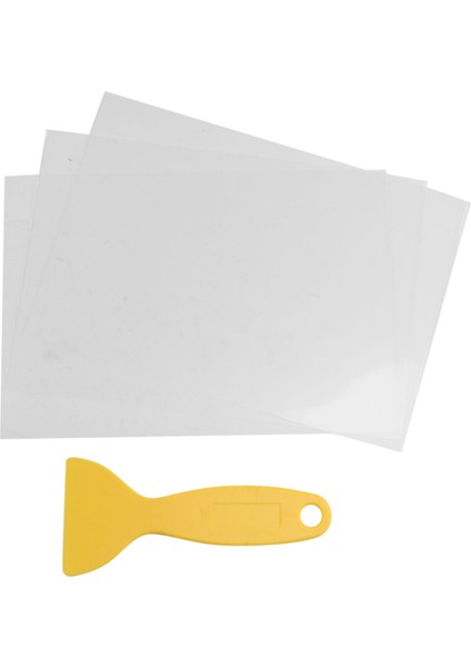 Uv 3D Yazıcılar Için 3 Adet Fep Ayırma Filmi 200X140X0,15 Mm, LCD Sla Reçine, 1 Adet Yedek Plastik Spatula ile (Yurt Dışından)