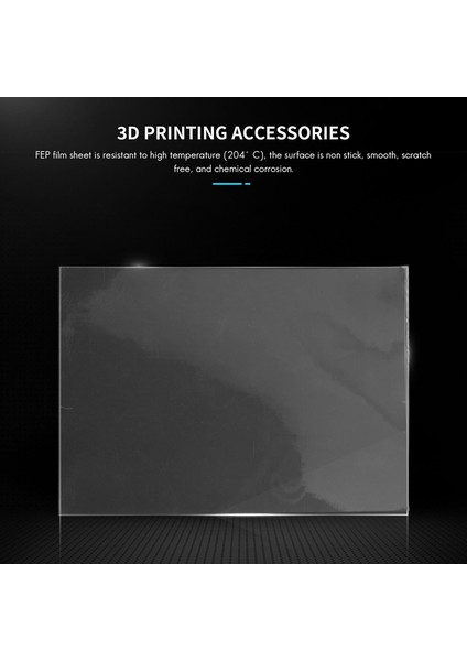 Uv 3D Yazıcılar Için 3 Adet Fep Ayırma Filmi 200X140X0,15 Mm, LCD Sla Reçine, 1 Adet Yedek Plastik Spatula ile (Yurt Dışından) fırsatları