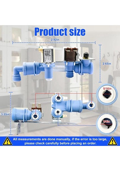 242252702 Buzdolabı Su Giriş Vanası, Buzdolabı Su Vanası Için 240531101'I Değiştirin (Yurt Dışından) fırsatları