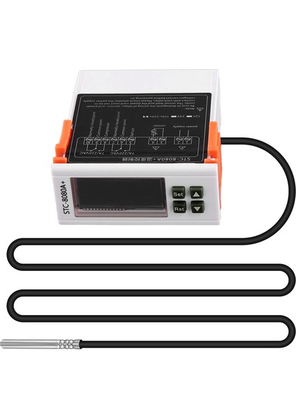 -8080A+ Dijital Termostat Sıcaklık Kontrol Cihazı Buzdolabı Otomatik Çözme Zamanlayıcısı Tek Prob (Yurt Dışından) fiyatları