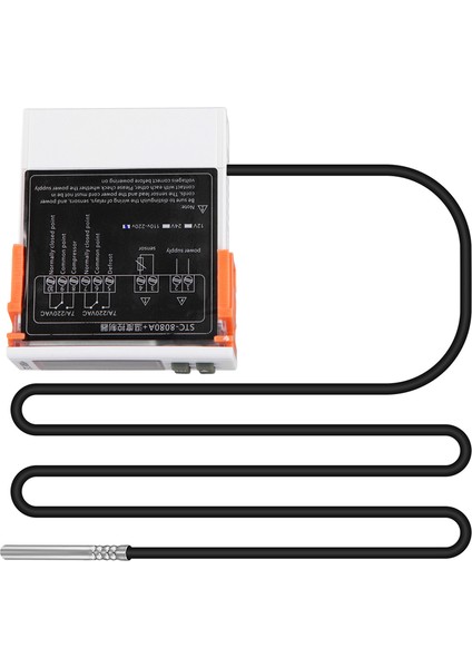 -8080A+ Dijital Termostat Sıcaklık Kontrol Cihazı Buzdolabı Otomatik Çözme Zamanlayıcısı Tek Prob (Yurt Dışından) modelleri