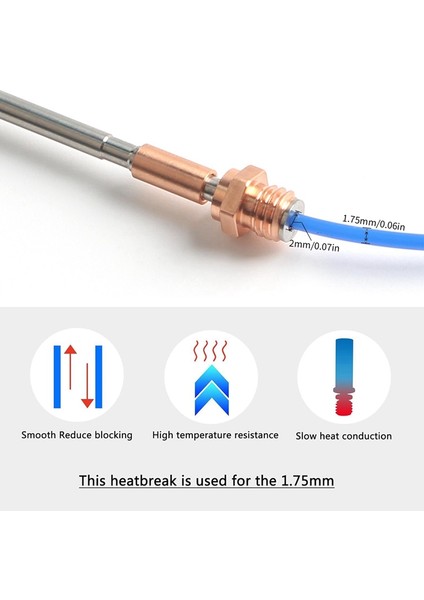 Prusa Mk4 Parçası - Nextruder V6 Nozul Adaptörü - Bimetal Isı Kesici Adaptör: Yüksek Sıcaklık Hotend Aksesuarı (Yurt Dışından) indirimleri