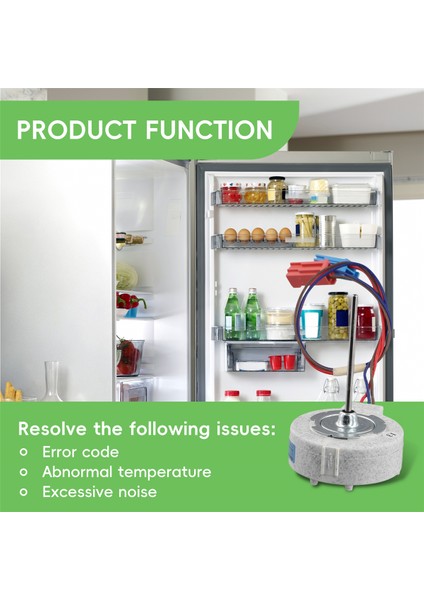 Ximenzi Buzdolabı Motoru Fırçasız Dc Buzdolabı Fan Motoru FDQB28BS4 DC12V (Yurt Dışından) fırsatları