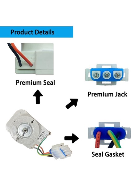 WR60X31522 Buzdolabı Evaporatör Fan Motoru WR60X28783 PS12741350 Buzdolabı Fan Motoru Yedek Parçası (Yurt Dışından) modelleri