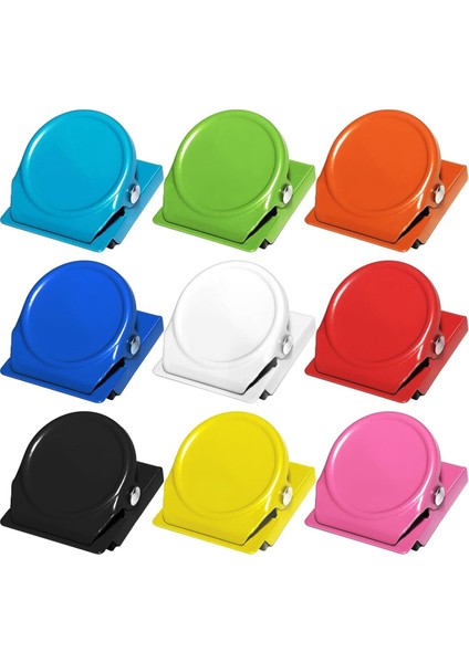 Sınıf Beyaz Tahtası, Buzdolabı ve Buzdolabı Için 9'lu Paket Manyetik Klipsler, Çeşitli Renkler (Yurt Dışından)