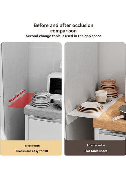 Buzdolabı Yan Uzatma Paneli Delinmeyen Manyetik Emilimli Masa Rafı Manyetik Emilim 40X20CM Beyaz (Yurt Dışından) fırsatları