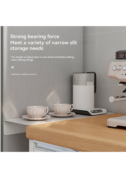 Buzdolabı Yan Uzatma Paneli Delinmeyen Manyetik Emilimli Masa Rafı Manyetik Emilim 40X20CM Beyaz (Yurt Dışından) indirimleri