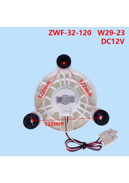 Buzdolabı Dondurucu Fan Motoru ZWF-32-120 W29-23 Soğutma Fan Motoru DC12V 2,5W 1870RPM (Yurt Dışından) fırsatları