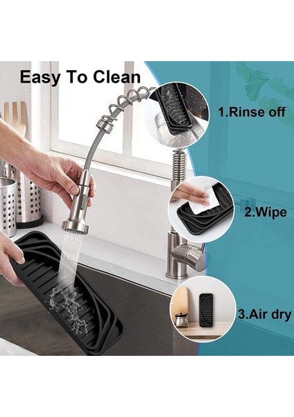 4 Adet Buzdolabı Damlama Tepsisi Emici Damlama Tepsisi Buzdolabı Aksesuarları / / Siyah (Yurt Dışından) fırsatları