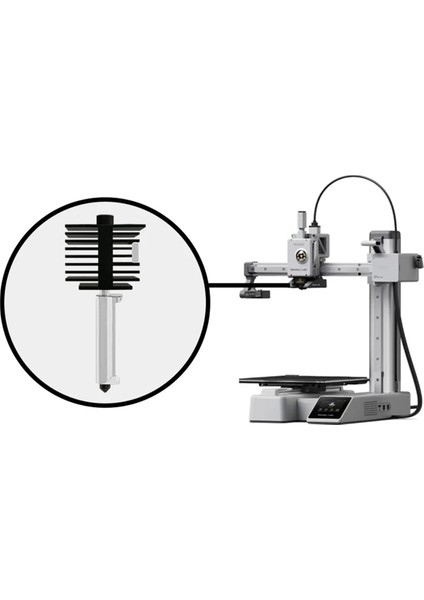 A1 Mini Nozul Montajı Için 0,6 mm Sertleştirilmiş Çelik Hotend Kiti 3D Yazıcı Aksesuarı (Yurt Dışından) fırsatları