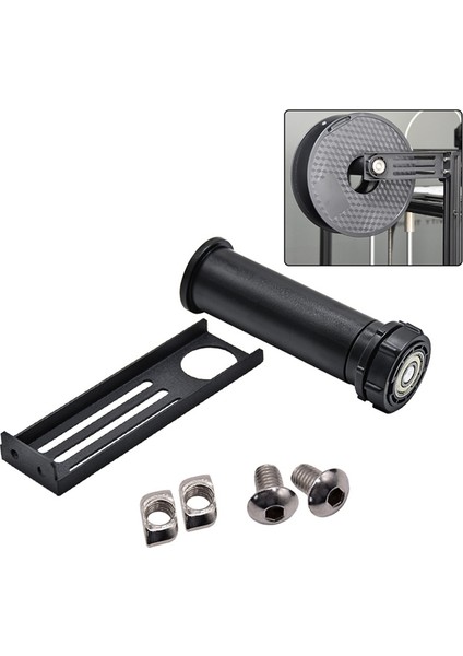 -3 -3 V2 CR10S 96BA B Için Rulmanlı Döndürülebilir Raf ile Geliştirilmiş 3D Yazıcı Filament Raf Makara Braketi Tutucu (Yurt Dışından) indirimleri