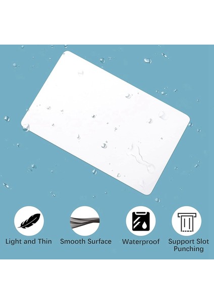 Fotoğraf Kimlik Rozeti Yazıcıları Için 50'li Paket Premium Boş Pvc Kartlar, CR80 30MIL Grafik Kalitesinde Beyaz Plastik Kartlar (Yurt Dışından) indirimleri