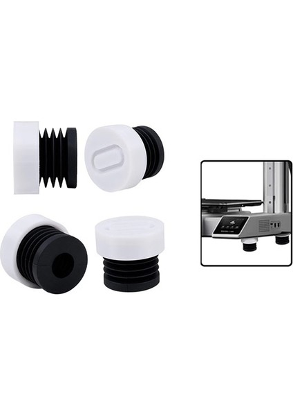 A1 Mini 3D Yazıcı Için 4 Adet Titreşim Önleyici Ayak Pedi Kaymaz Darbeye Dayanıklı Toz Geçirmez Kauçuk Ayak Pedi (Yurt Dışından) indirimleri