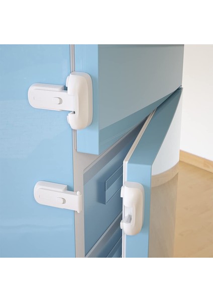 2 Adet Güvenli Buzdolabı Kilidi, Çocuk Kilidi, Buzdolabı Dondurucu Kapı Kilidi, Beyaz Sızdırmazlık Şeritleriyle Buzdolaplarını Koruyun (Yurt Dışından) fırsatları