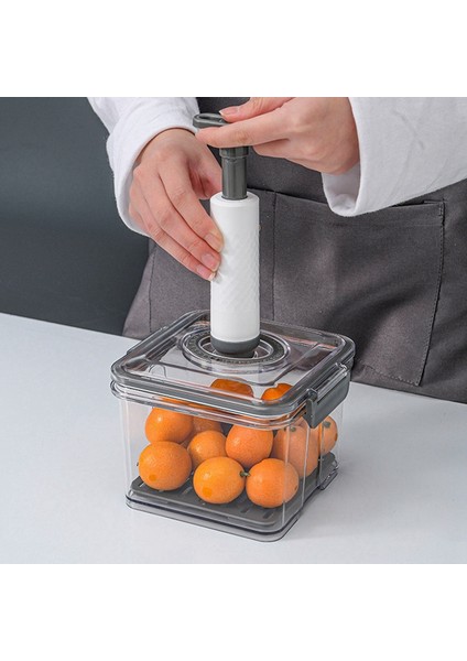 Vakumlu Gıda Saklama Kabı Şeffaf Buzdolabı Düzenleyici Drenaj Ağı Kapasiteli Gıda Dağıtıcı Mutfak Için Yeşil L (Yurt Dışından) modelleri