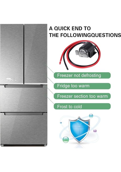 Buzdolabı Defrost Termostatı W10225581, 2 Adet Bimetal Defrost Termostatı AP6017375 (Yurt Dışından) modelleri
