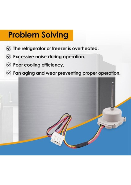 EAU65058313 Buzdolabı Evaporatör Fan Motoru Dondurucu Için EAU63103001 AP7178307 PS16662420 DC12V'YI Değiştirin (Yurt Dışından) indirimleri