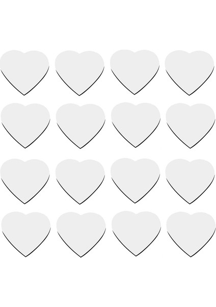 30 Adet Kalp Şeklinde Süblimasyon Mıknatıs Boşlukları Düğün Sevgililer Günü Buzdolabı Mıknatısları Aşk Kalp Duvar Kapı Dekorasyonu (Yurt Dışından)