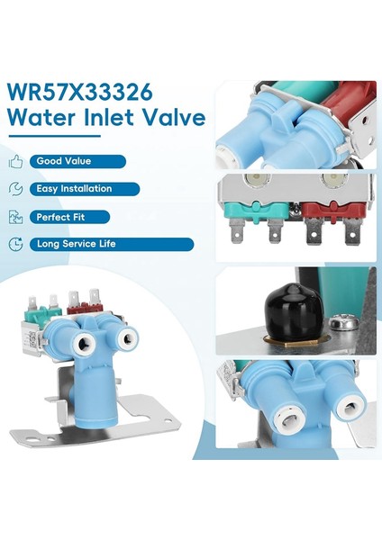 WR57X10032 WR57X33326 Buzdolabı Su Giriş Vanası Değişimi WR57X10040 PS16226572 Buzdolabını Değiştirin (Yurt Dışından) fırsatları