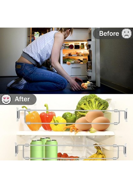 Rv Ayarlanabilir Buzdolabı Çubukları 13,98-25,59 Inç, Buzdolabı Saklama Çubukları, Rv Buzdolabı Için Rv Köşe Raf Çubuğu, Mutfak (2 Paket) (Yurt Dışından) indirimleri