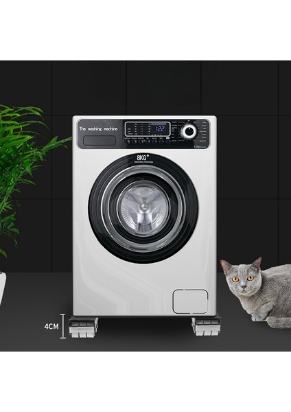 Buzdolabı ve Çamaşır Makinesi Için Ayarlanabilir Hareketli Taban - Stabiliteyi Artırmak Için 16 Tekerlekli Silindir Braketi (Yurt Dışından) indirimleri