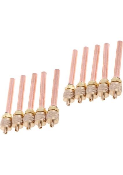 10 Adet Erişim Vanası 1/4 Inç Sae 1/4 Inç Od 2.755 Inç Gövde Güçlü Çekirdek Ac Klima Soğutma Erişim Vanası (Yurt Dışından) fiyatları