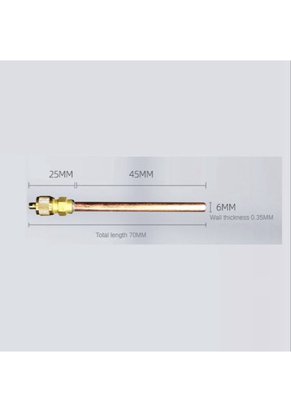 10 Adet Erişim Vanası 1/4 Inç Sae 1/4 Inç Od 2.755 Inç Gövde Güçlü Çekirdek Ac Klima Soğutma Erişim Vanası (Yurt Dışından) modelleri