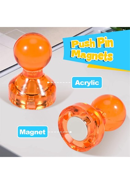 80 Adet Güçlü Buzdolabı Mıknatısı, Renkli Iğneli Mıknatıslar, Beyaz Tahta Mıknatısları, Buzdolabı Mıknatısı, Küçük Mıknatıslar (8 Renk) (Yurt Dışından) fiyatları