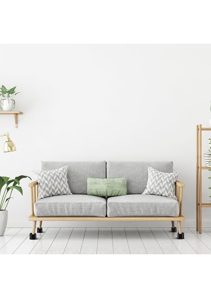 Mobilya Yükselticiler Ayarlanabilir Yatak Yükselticiler 2,2 Inç Istiflenebilir Ağır Hizmet Tipi Yatak Kaldırma Yükselticiler Kare Yatak Yükseltme Blokları 16 Adet (Yurt Dışından) fırsatları