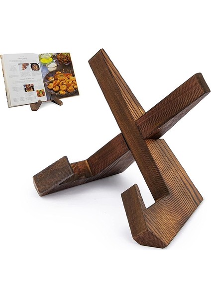 Mutfak Tezgahı Için Yemek Kitabı Standı, Sergileme Için Tabaklık - Ahşap Resim Çerçevesi Standı, Katmanlı Tepsi Dekoru Için (Yurt Dışından) modelleri